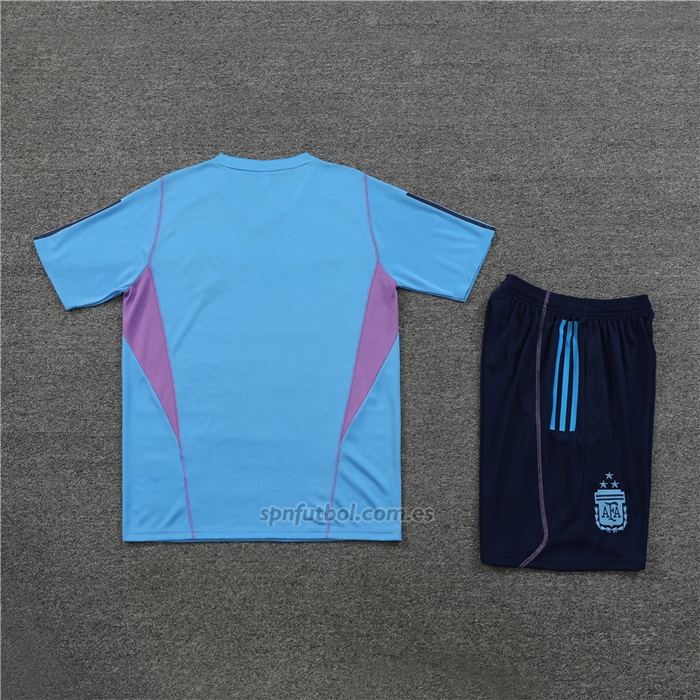 Chandal del Argentina Manga Corta 2023-2024 Azul Oscuro - Pantalon Corto